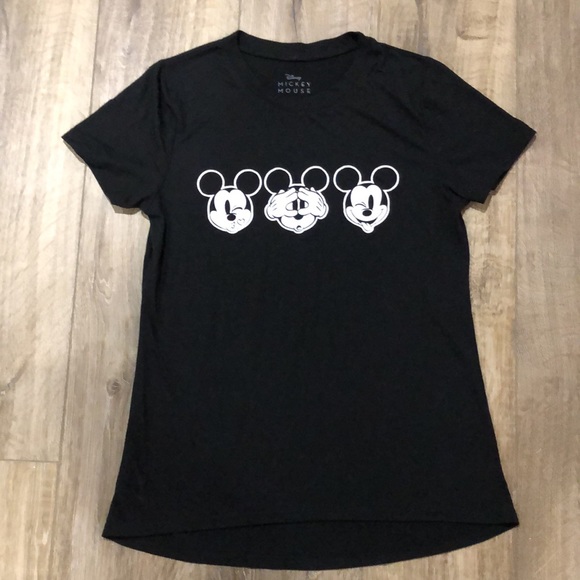 Disney Tops - NWOT! - DISNEY Mickey Mouse Fitted Tee w/Rounded Hemline